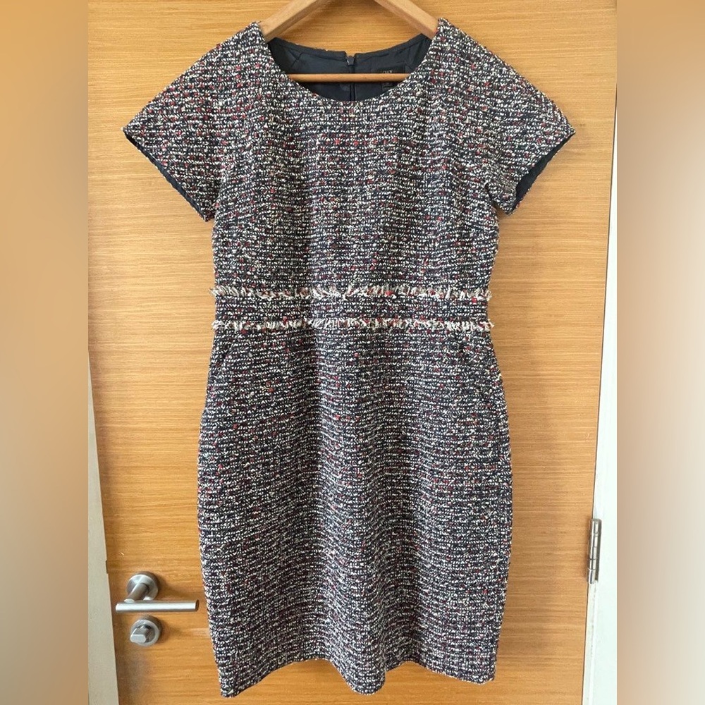 NWT J.Crew tweed shift dress